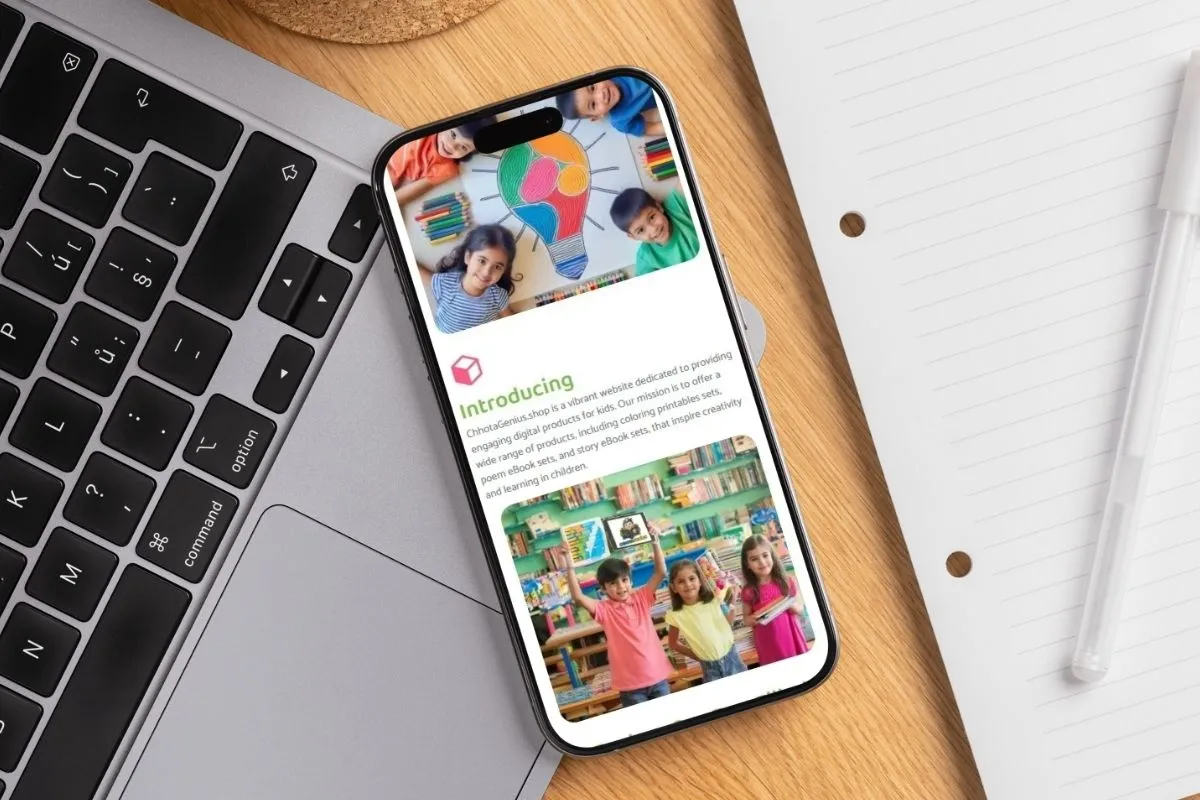 Home Page Mobile View