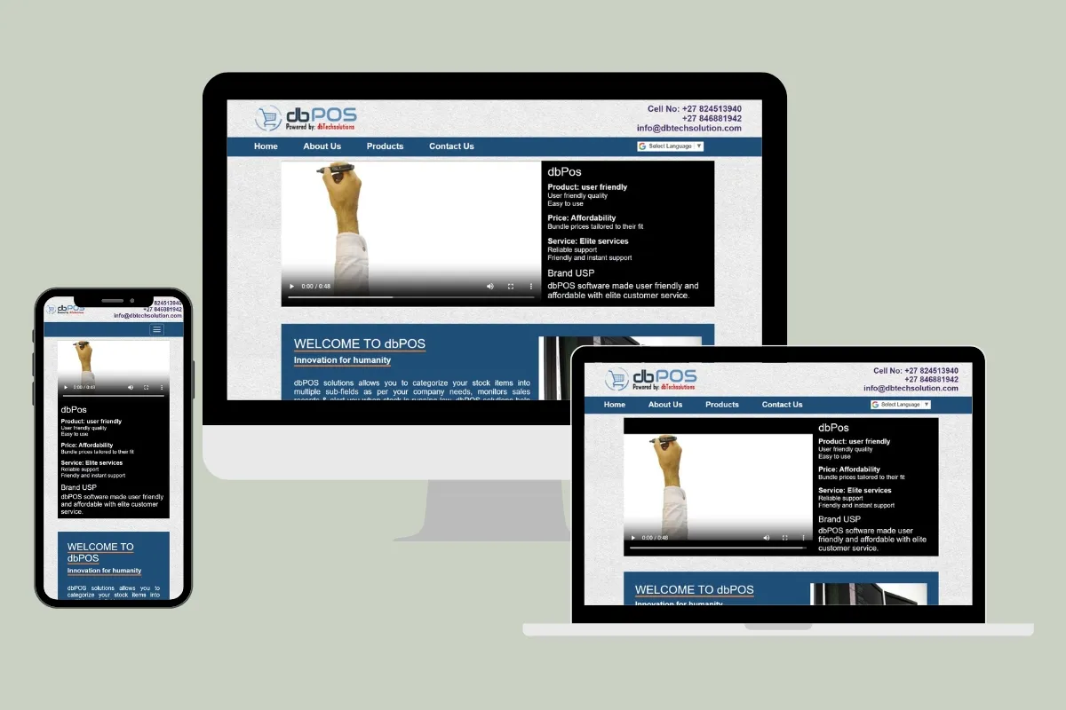 dbPOS Website