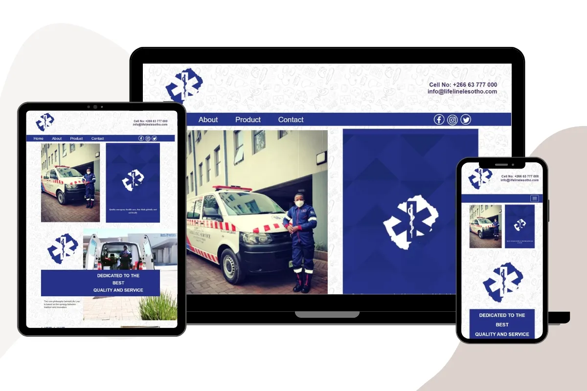Lifeline Lesotho Website